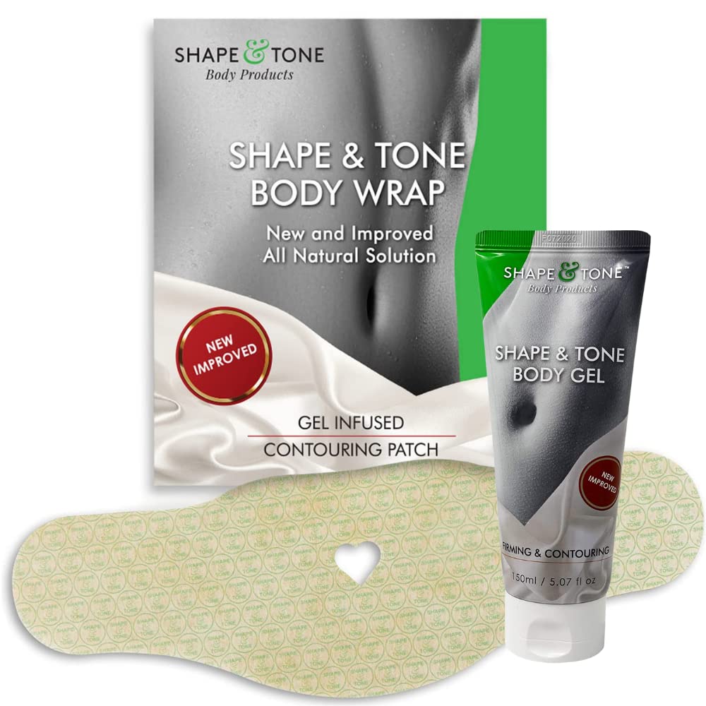 Firming and Shaping Contouring Moisturizing Body Wrap. New improved all natural anti cellulite solution (10 WRAPS+GEL)
