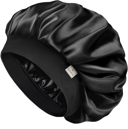 YANIBEST Silk Bonnet for Men Women Hair Bonnet for Sleeping Double Layer Satin Bonnet for Natural Curly Hair Unisex Sleep Cap