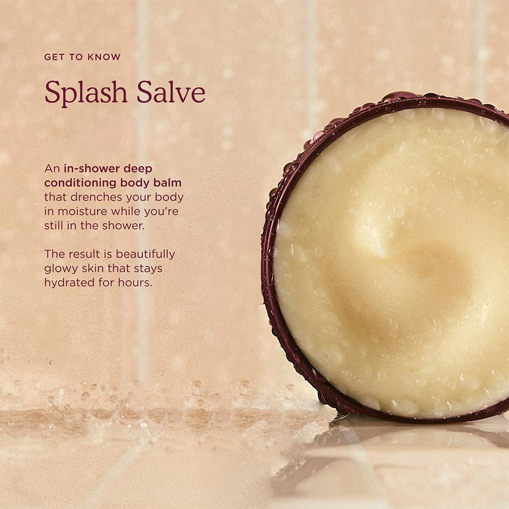 HANNI Splash Salve Body Mask, In-Shower Moisturizer with Coconut, Jojoba, Shea Butter & Glycerin, Deep Conditioning for All Skin Types, 250 mL / 8.8 oz (2 Pack)