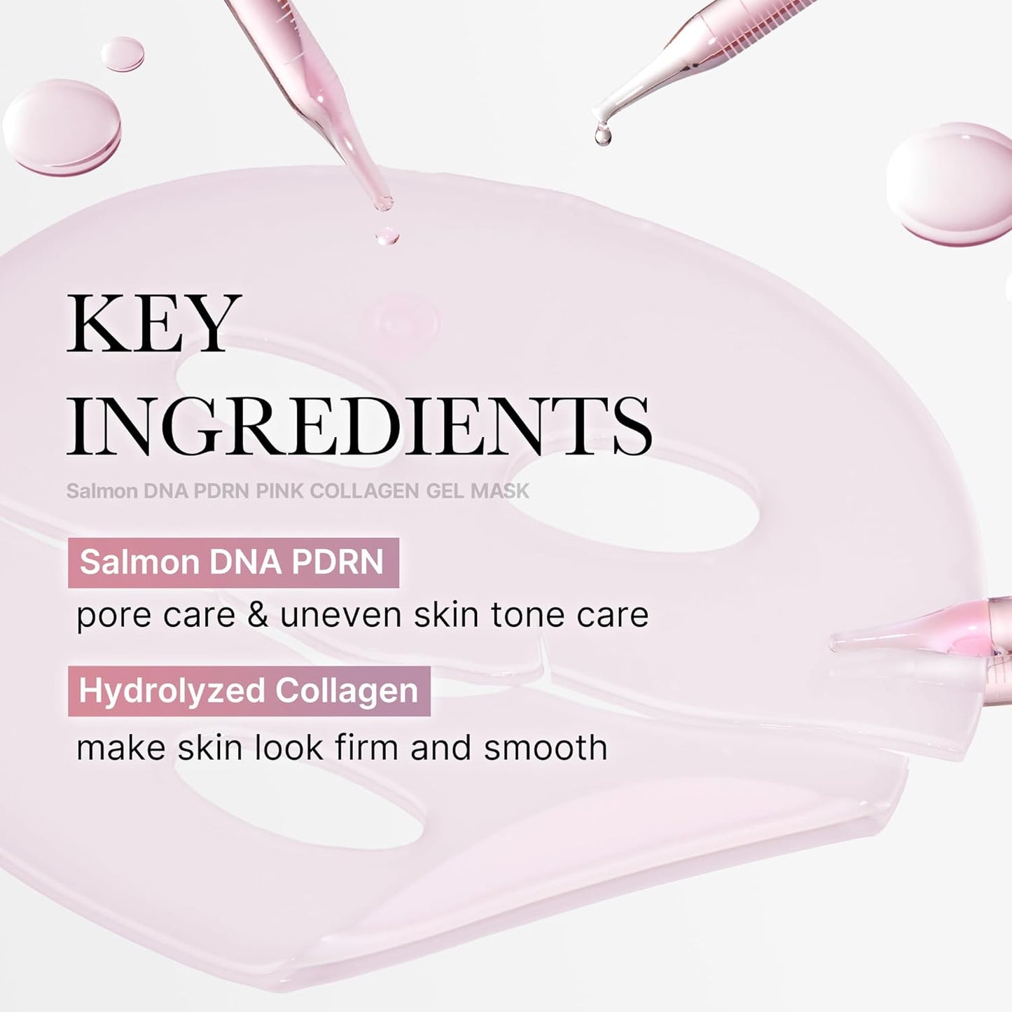 medicube Color-Changing Jelly Mask Set For Uneven Skin Tone & Radiant Glow: Salmon DNA PDRN pink collagen jelly gel mask (4ea) and Kojic Acid Turmeric Brightening Gold Jelly Gel Mask (4ea)