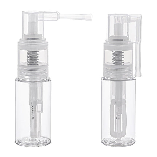 2 Pcs Empty Powder Spray Bottle, Cake Glitter Spray Bottle, Makeup Powder Spray Bottle, Barber Spray Bottle, Dry Powder Spray Bottle for Makeup Powder, Dusting, Glitter, Dry Cleaning Powder, Crafts