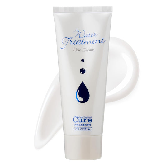 Cure by Toyo | Water Treatment Oil-Free Moisturizer | Face Cream and Body Lotion | Non-Greasy | Sensitive & Dry Skin | 3.5 Ounce
