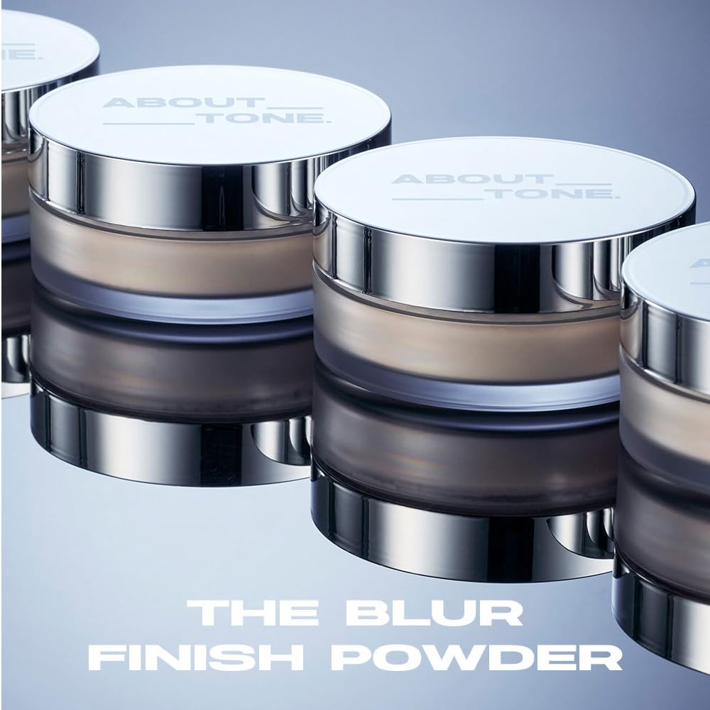 The Blur Finish Powder/Sheer Blurring Loose Powder, Lightweight Setting Powder with Long-Wear, Translucent Mineral Finishing Powder, Natural Skin Tone for Daily Makeup, Vegan, 10g/0.35oz.