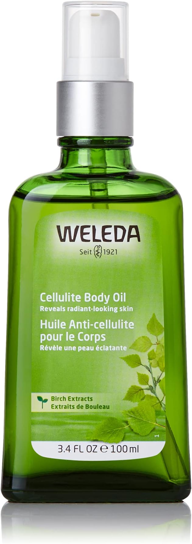 Weleda Birch Cellulite Body Oil 3.4 Fluid Ounce, Plant-Rich Oil with Birch, Rosemary and Jojoba