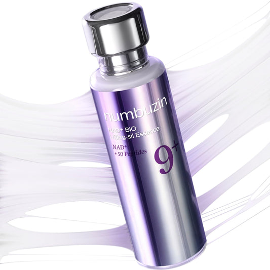 numbuzin No.9 Essence | NAD+ BIO Lifting-sil Essence | Lifting, Firming, Wrinkles, Fine Lines, Elasticity | Peptides, NAD+ | Serum for Aging, Dull Skin | 1.69 fl. oz.