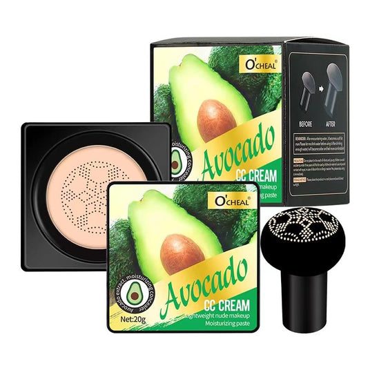 Mushroom Head Air Cushion BB Cream Foundation Cream for Face Makeup Concealer Cushion for Face Comestics Make Up Cushion Compact Ivory
