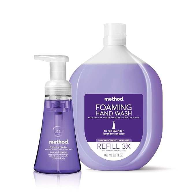 Method Foaming Hand Soap, Refill, Waterfall, 28 oz (Packaging May Vary) (Pack of 2)