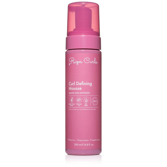 Rizos Curls Curl Defining Mousse – Lightweight Foam for Volume & Hydration – Shine & Definition for Every Curl Pattern: Wavy, Curly, Coily 1a–4c Hair Types – Sulfate & Paraben Free