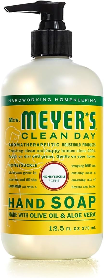 MRS. MEYER'S CLEAN DAY Liquid Hand Soap Honeysuckle 12.5 OZ