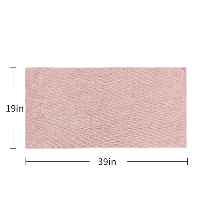 Microfiber Hair Towel Quick Dry Hair Towel Hair Drying Towels Suitable for All Kinds of Hair Ultra Absorbent Long and Thick Hair 19X39inch Blue (1pcs)