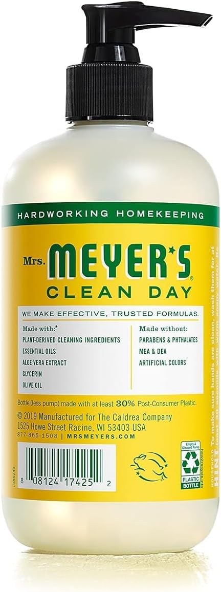 MRS. MEYER'S CLEAN DAY Liquid Hand Soap Honeysuckle 12.5 OZ