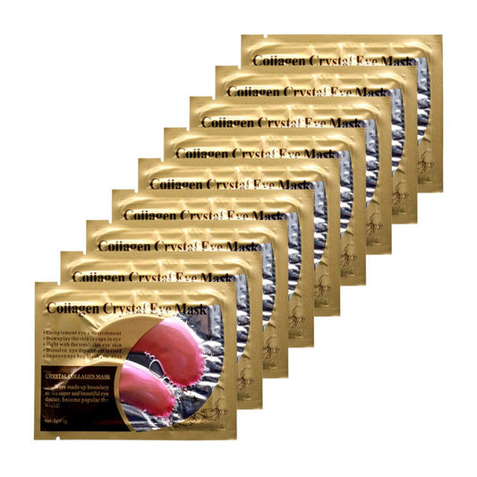 Adofect 30 Pairs Pink Eye Mask Collagen Eye Gel Pads Under Eye Patches Mask for Puffiness and Dark Circle Under Eye Patches for Women and Men