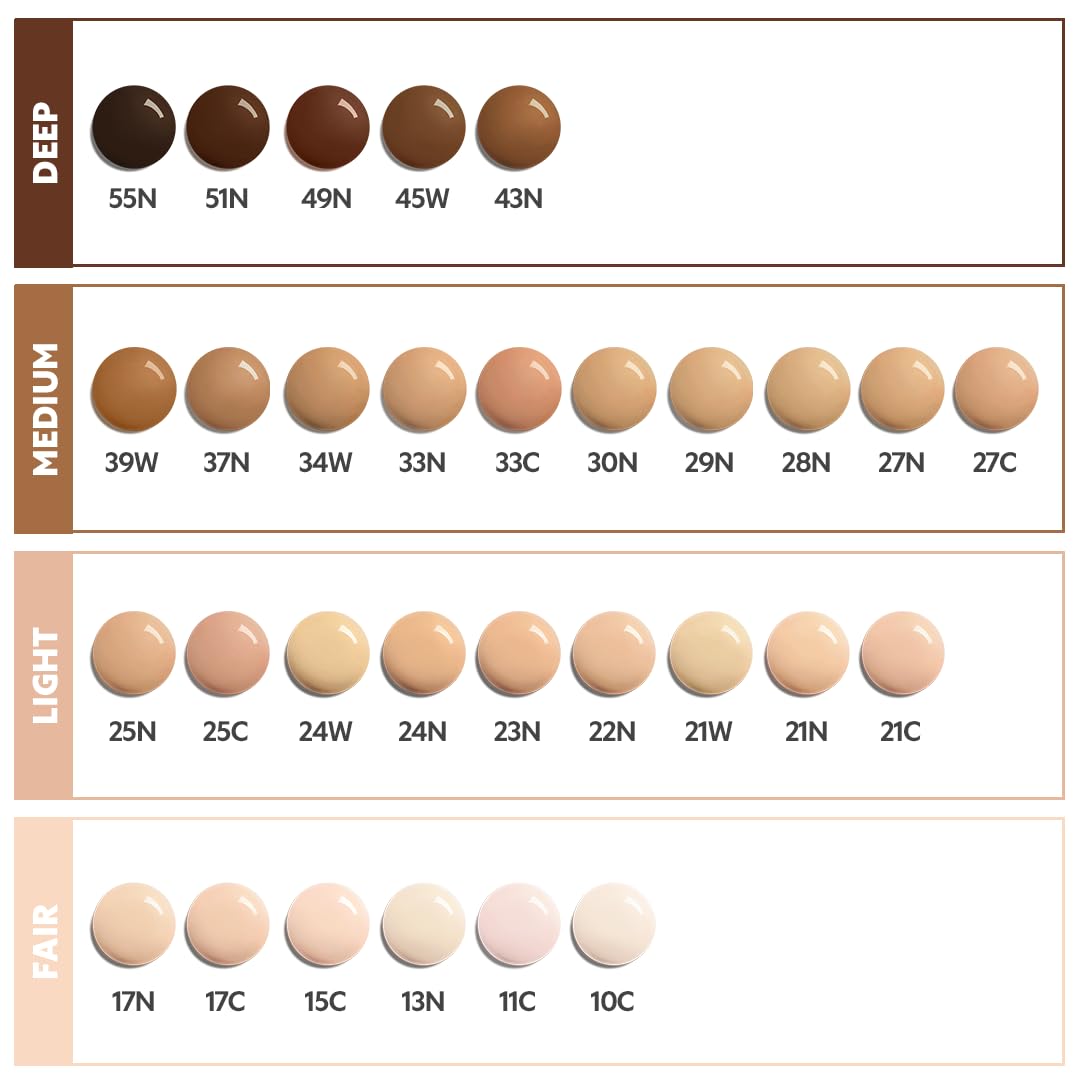 TIRTIR Mask Fit Red FoundationㅣLong Lasting Flawless Coverage, Energy Essence, Lightweight, Hydrating, Pore-Blurring, Breathable Satin Finish, Makeup, Radiant Skin, #11C Cool Rosy, 1.01 Fl Oz