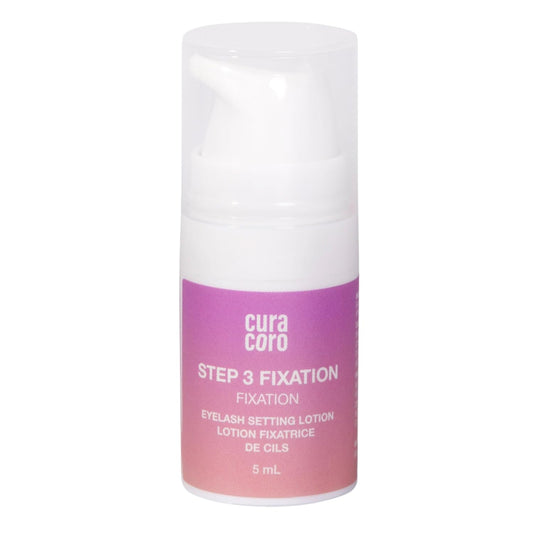 Curacoro Lash Lift Fixation Lotion - Professional Eyelash Perm Kit, Semi-Permanent Lash Curling, Nourishing Collagen, Hygiene Safe & Easy to Clean, Professional Use (Step 3)