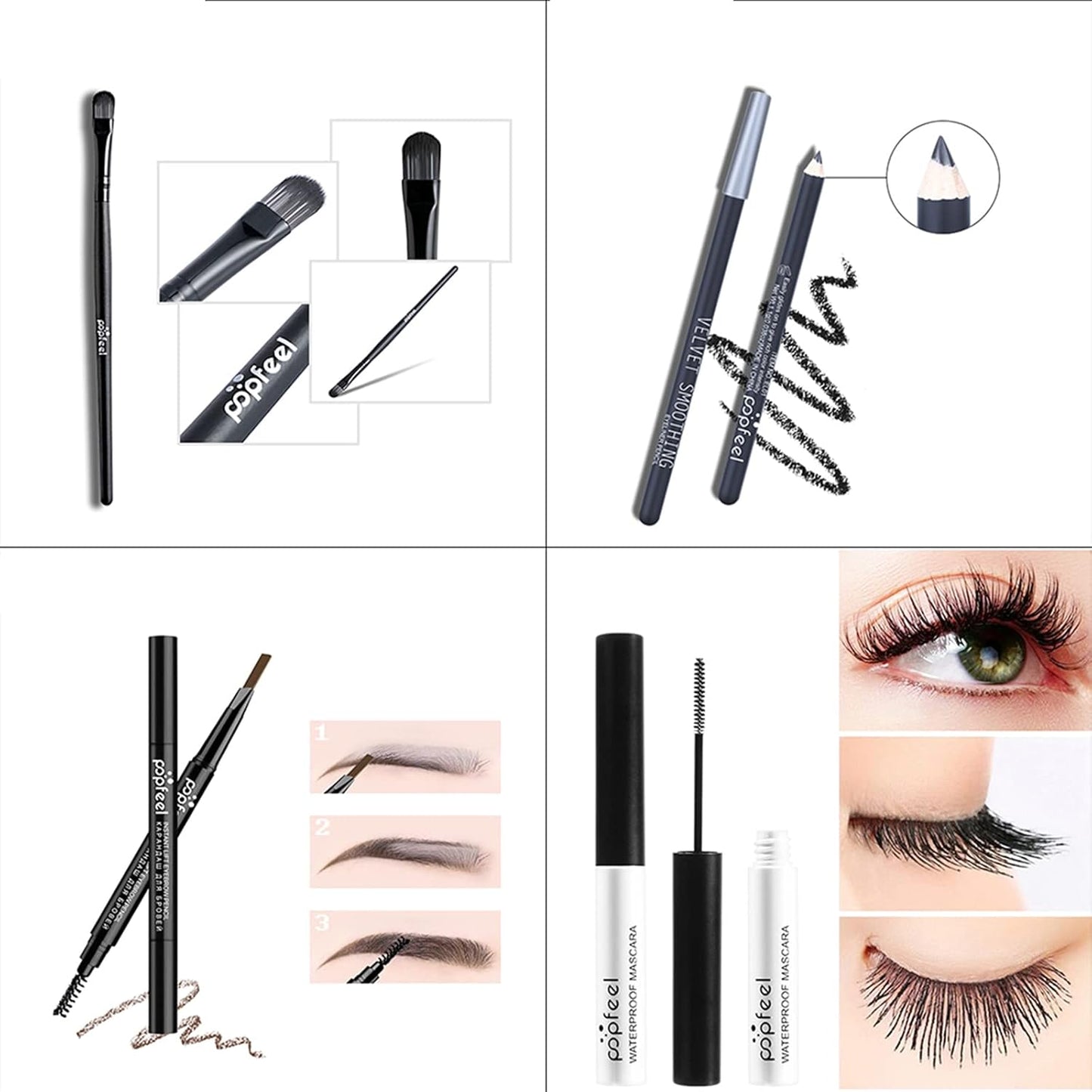 All in One Makeup Kit,40 Colors Eyeshadow Palette,Christmas Makeup Kit,Full Starter Cosmetics Set with Makeup Brushes,Brow Pencil, Mascara,Women and Teens Makeup Gift Set