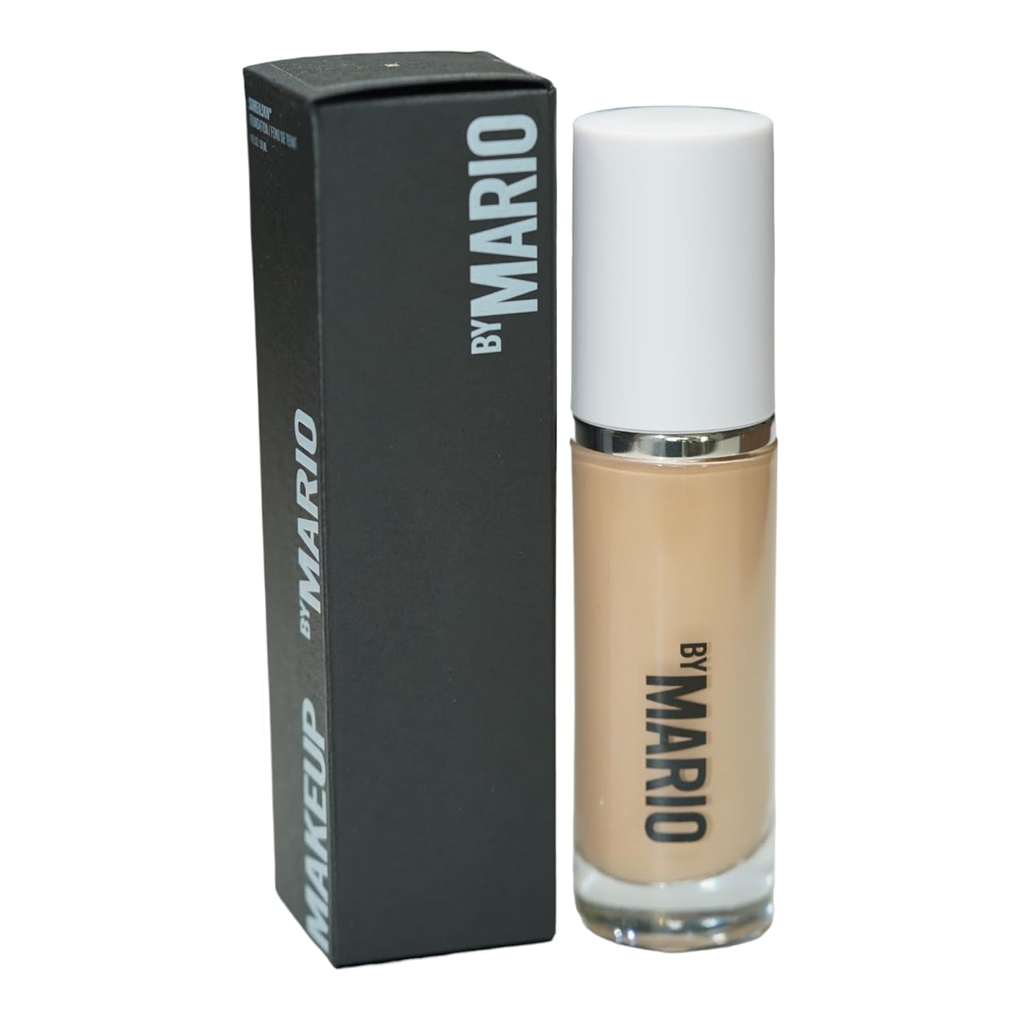 MAKEUP BY MARIO SurrealSkin Liquid Foundation, Liquid Formula, Vegan, Long-wearing coverage, Hydrating, Natural Finish, Size 30 mL (5N - light with neutral undertone)