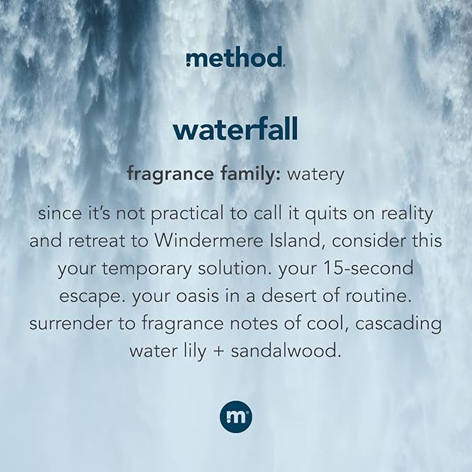 Method Foaming Hand Soap, Waterfall, 10 fl oz (Pack of 3)