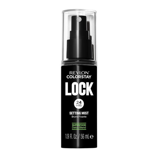 Revlon Colorstay 24 Hr Lock Setting Mist, Keeps Face Makeup from Melting & Fading, Mattifying, Blurring & Oil Absorbing Spray, Transfer-Proof & Mask Friendly, 1.9 fl oz