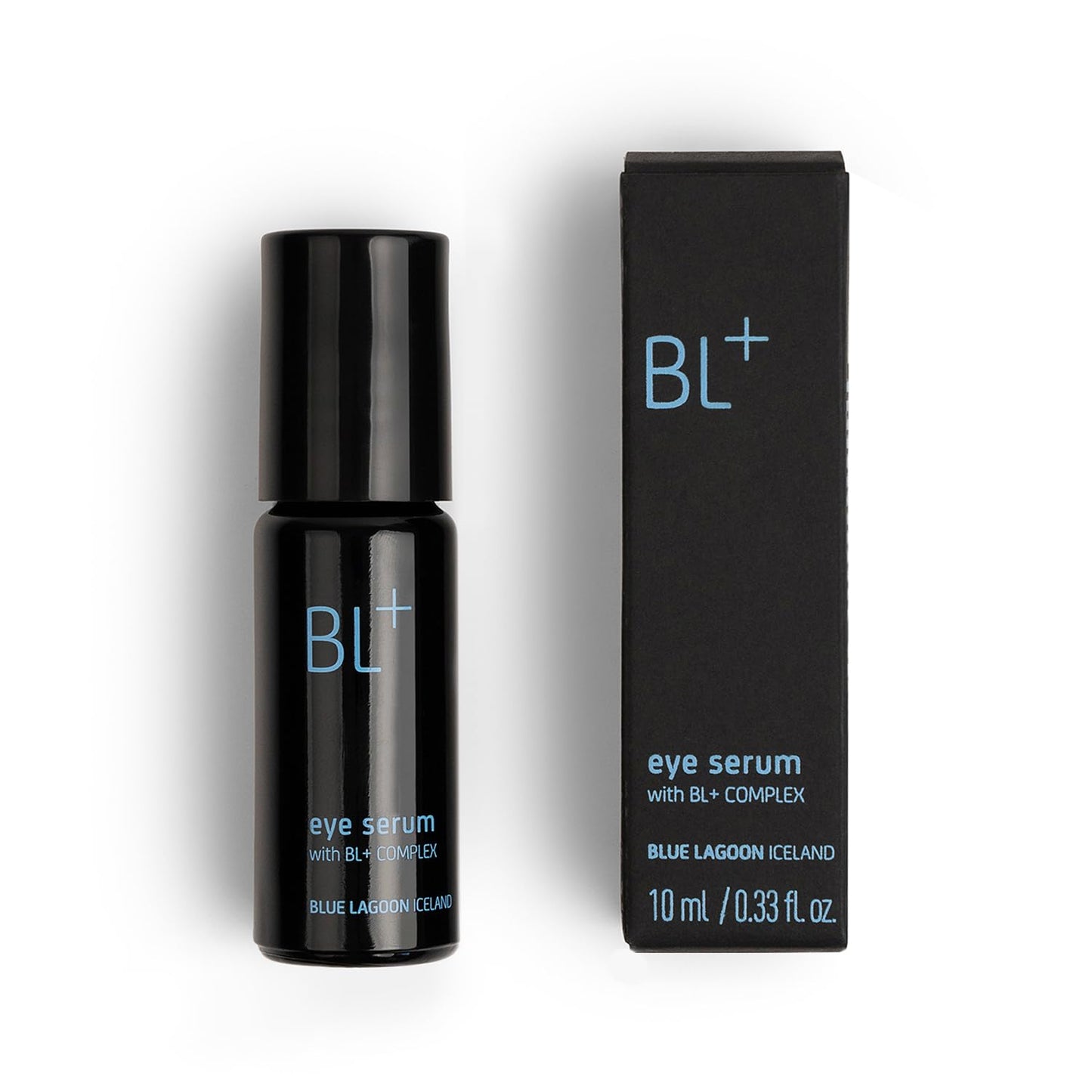 Blue Lagoon - BL+The Eye Serum For Dark Circles, Puffiness, Hydration - Cooling Roller Ball Applicator Firming Wrinkle Treatment - Under Eye Serum - Dark Circles Treatment (0.33 fl oz | 10 ml)