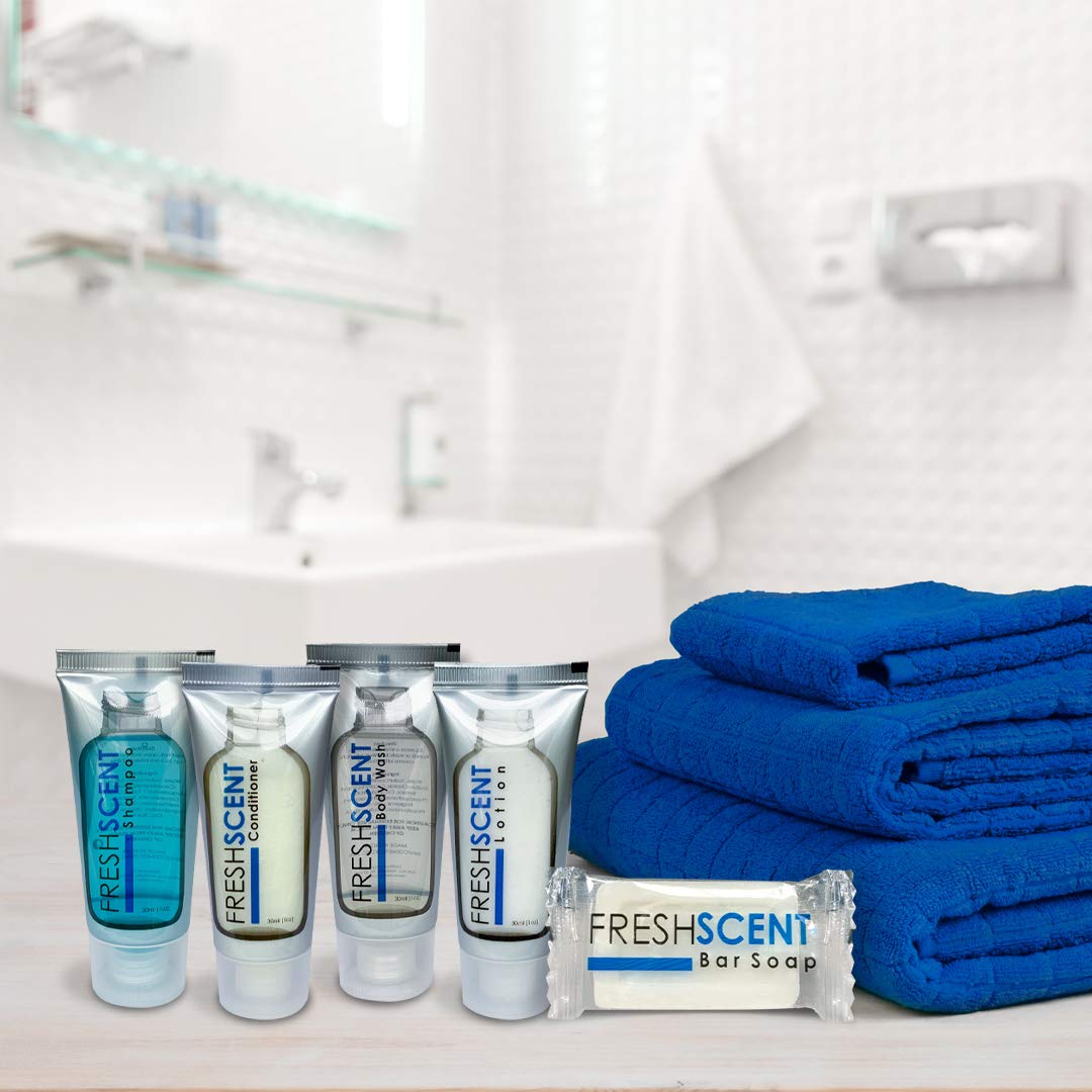 Freshscent Lotion 1oz (200 Pack) Hotel Travel Size, Bulk Amenities and Toiletries for Hospitality