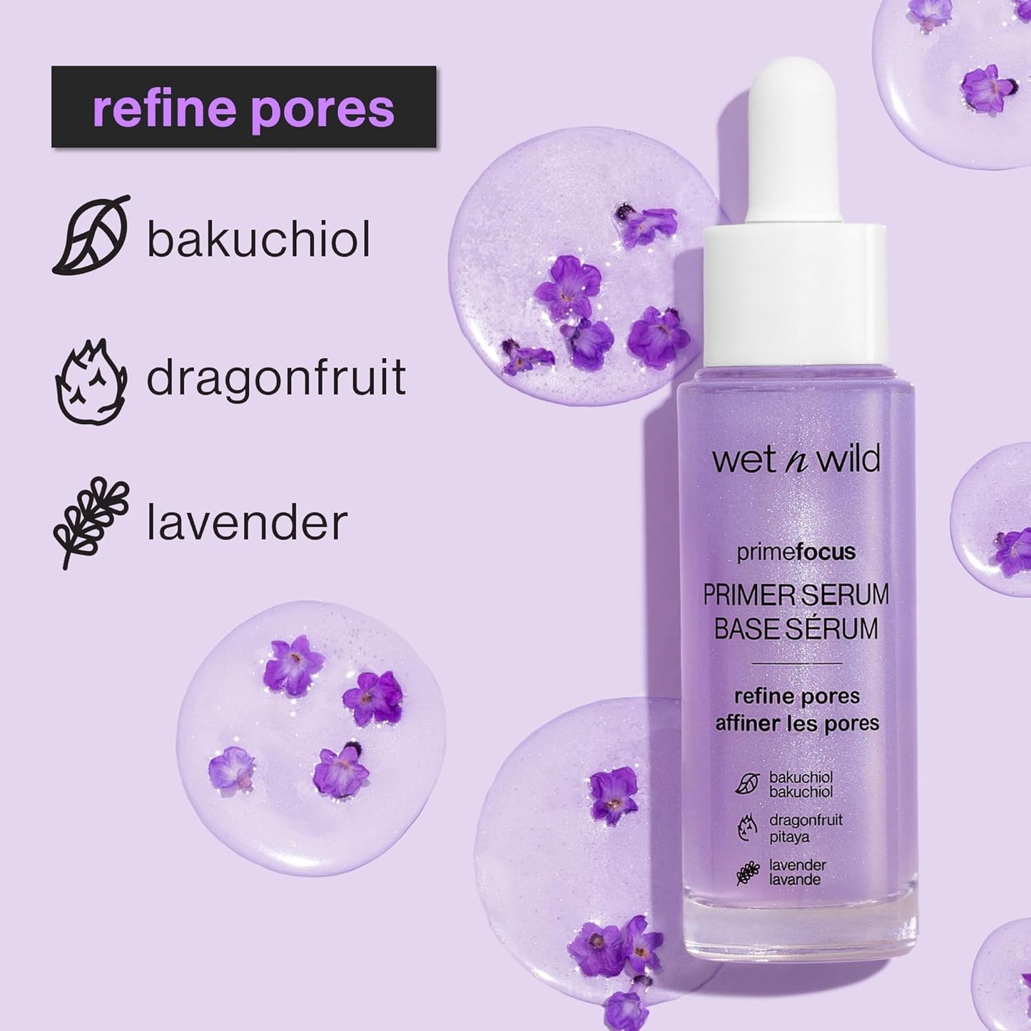 wet n wild Prime Focus Primer Serum for Face, Hydrating for Dry Skin, Makeup Primer Serum