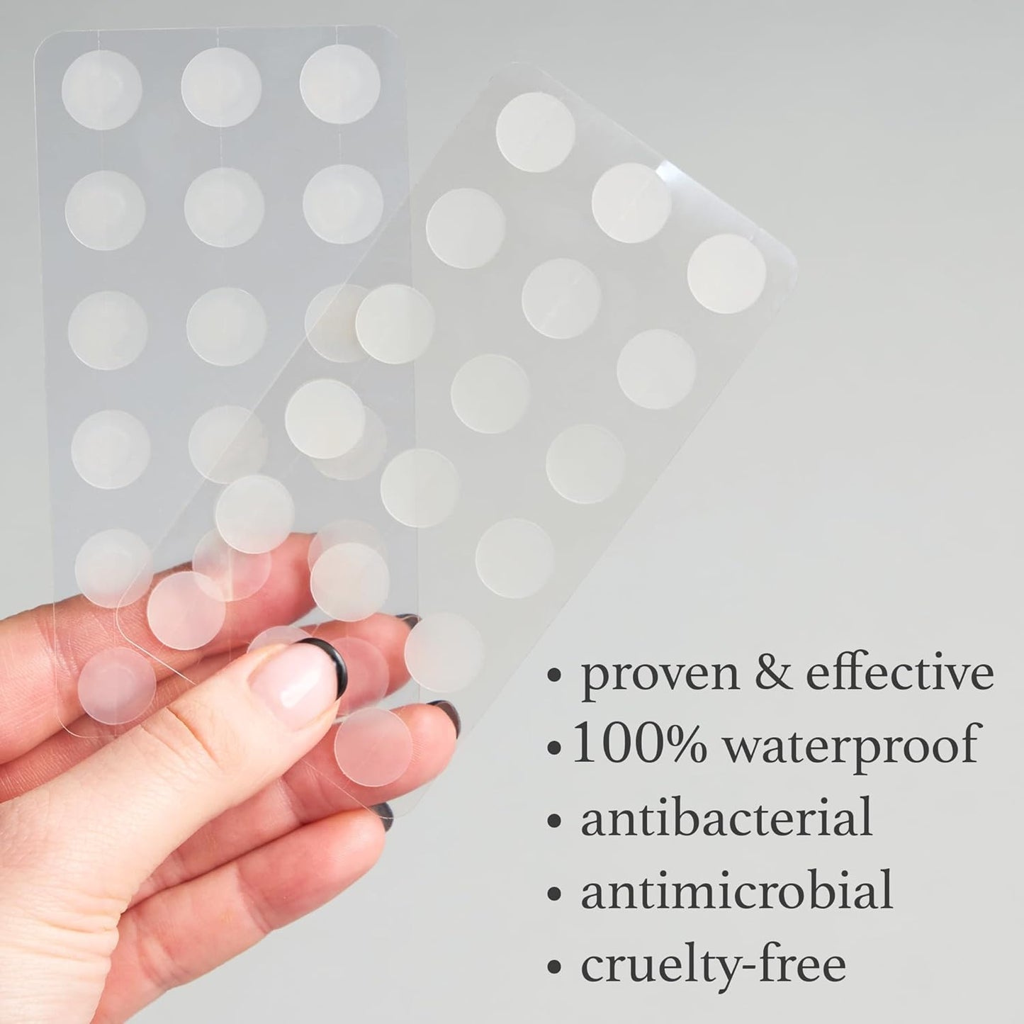 Julep Patch Me Up Waterproof Pimple Patches for Face – 72 Hydrocolloid Clear Acne Patches with Tea Tree Oil, Ultra-Thin Acne Stickers, Reduces Blemishes & Scarring – 48 8mm & 24 12mm Patches