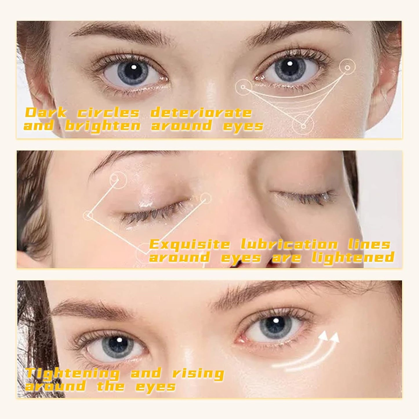 Adofect 28 Pairs Gold Eye Mask Collagen Eye Gel Pads Under Eye Mask for Puffiness and Dark Circle Under Eye Patches for Women and Men, Boxed-Gold (28 Pair Gold)