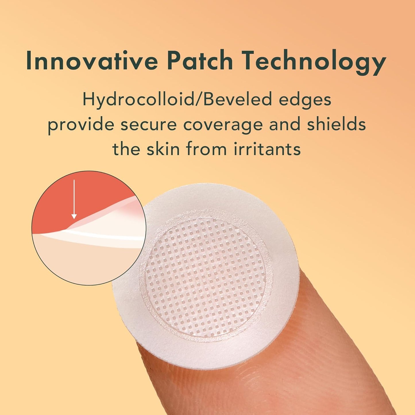 Rael Pimple Patches, Miracle Microcrystal Vitamin C Dark Spot Cover - Hydrocolloid Patch with Glutathione and Niacinamide, Treatment for Post Acne, Korean Skin Care, Vegan, Cruelty Free (9 Count)