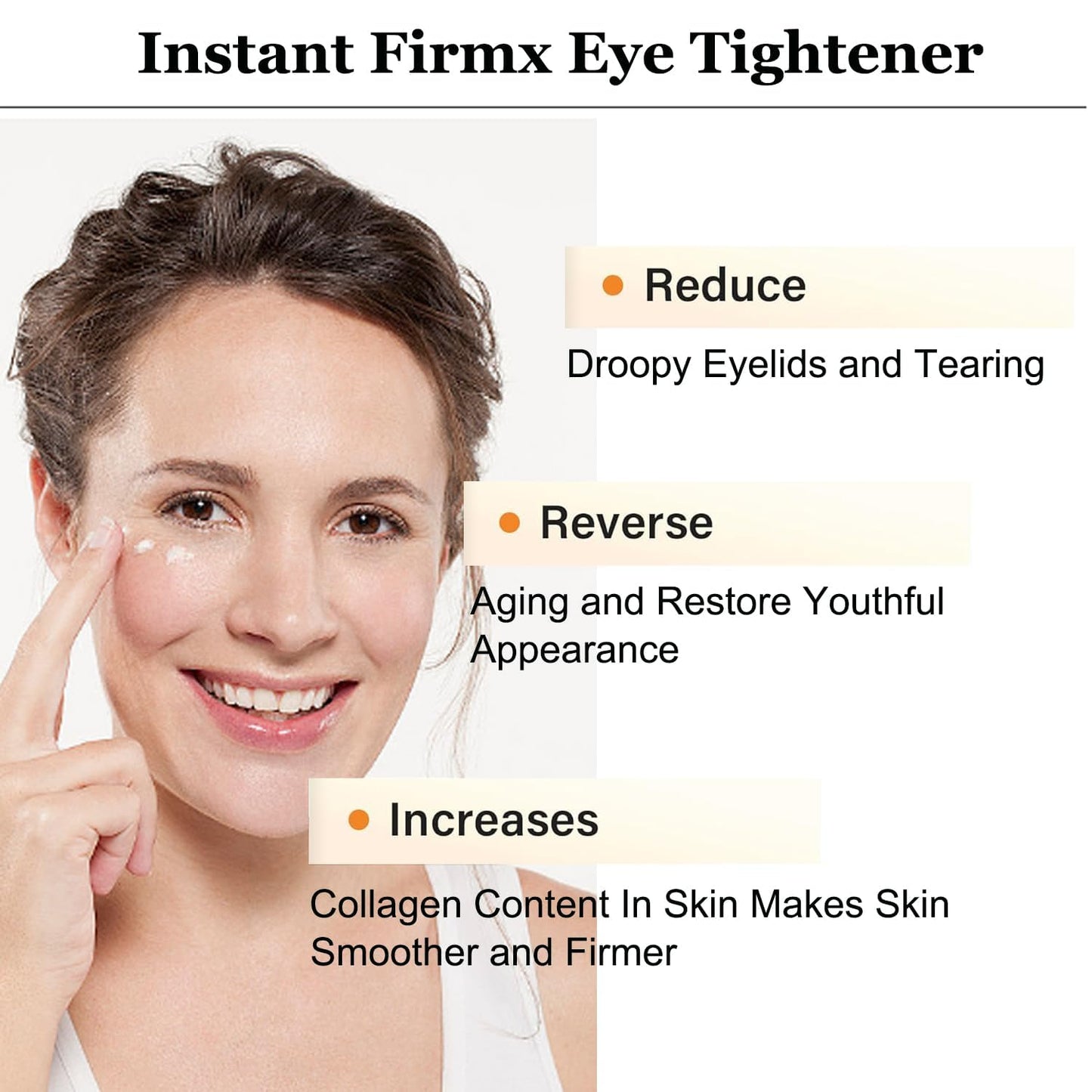 Berbax Eye Cream, Temporary Eye Tightener, Eye Tightener Cream, Nuclei Firm Under Eye Firming(2 * 30 ML)