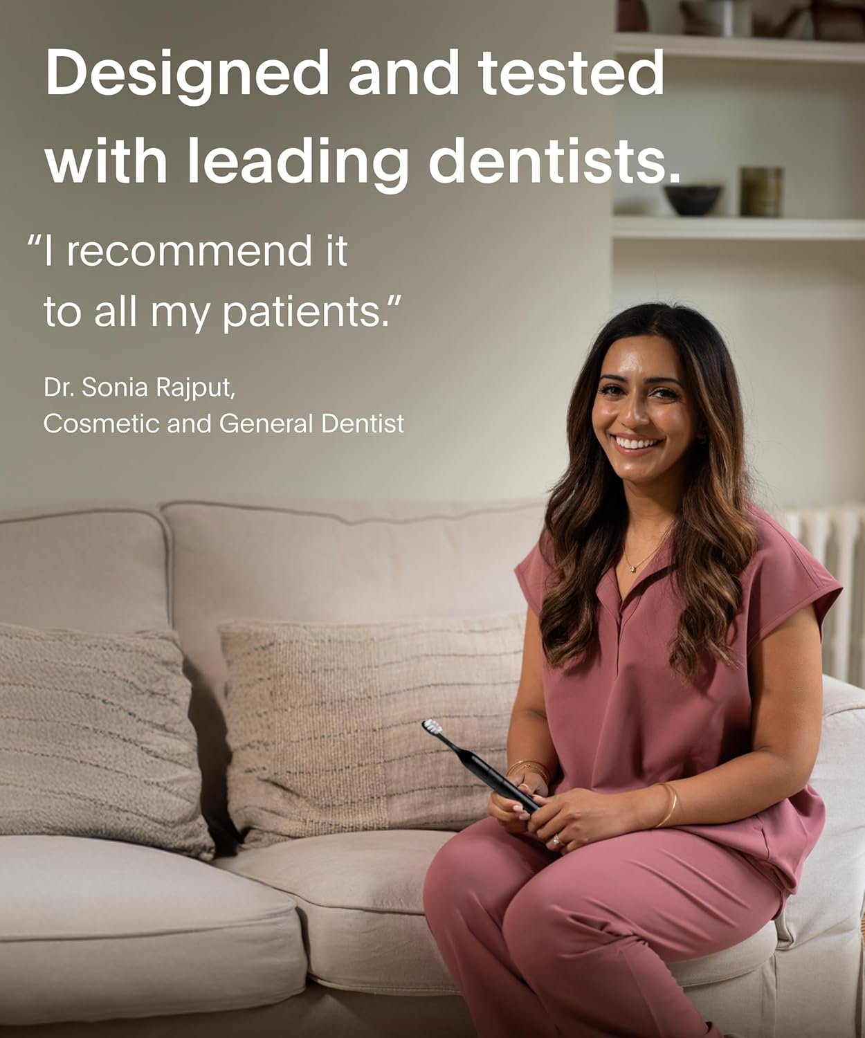 SURI 1.0 Sonic Electric Toothbrush | 40+Day Battery | Designed in California | Sustainable Electric Toothbrush for Adults | Travel Toothbrushes | Tooth Brush | Black