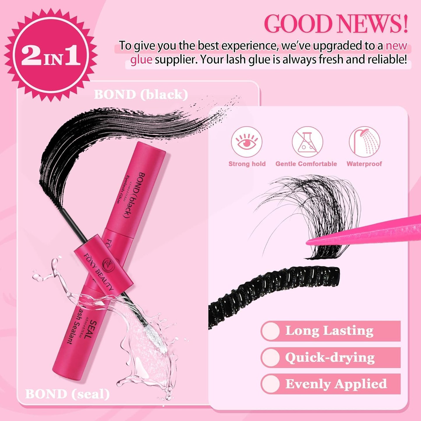 Lash Clusters 600PCS Lashes - Wispy Lash Clusters 10D 20D 30D+40D50D60D Individual Lashes Clusters D Curl Lash Extension 8-16MM Eyelash Clusters with Lash Bond and Seal