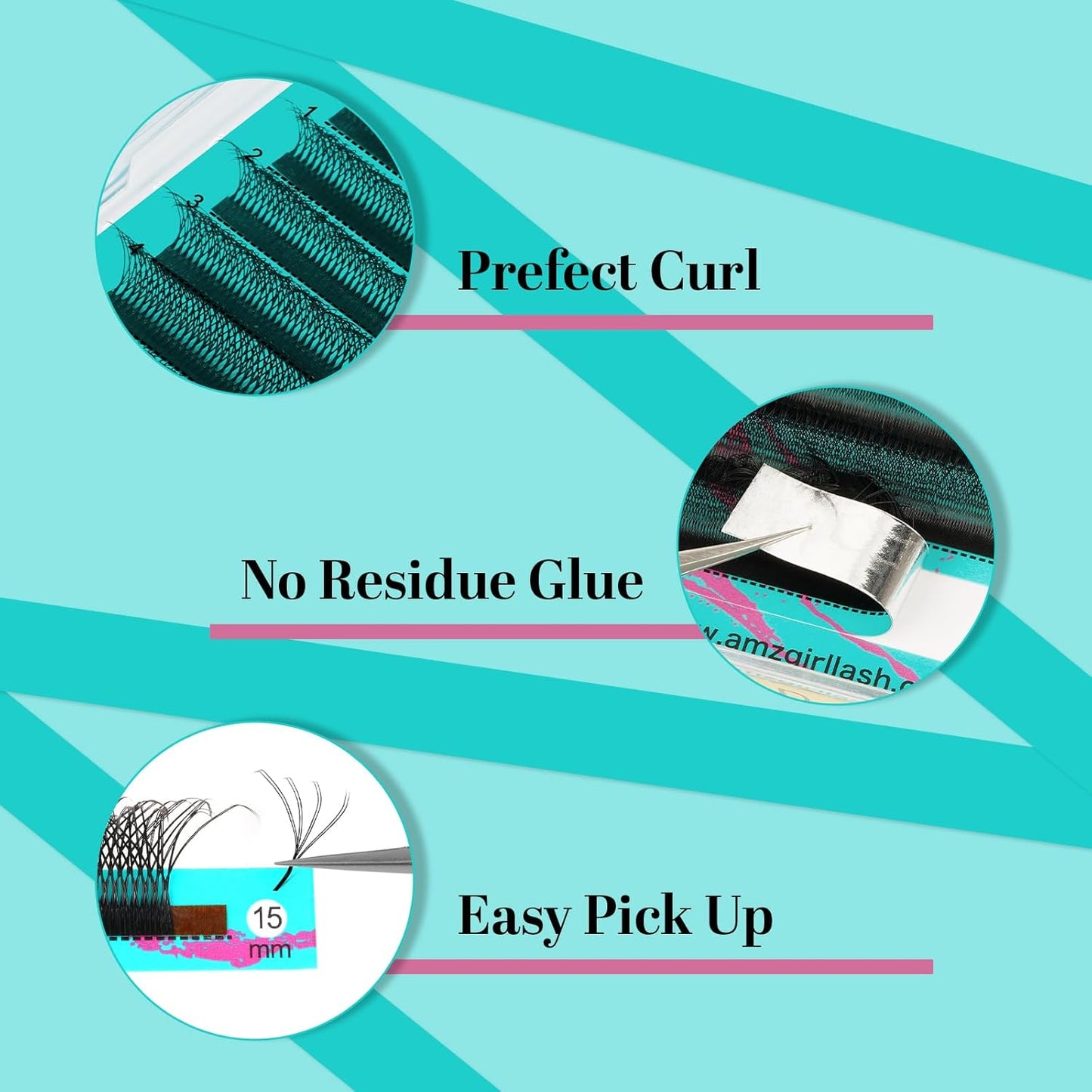 Individual Lashes Cashmere Volume Lash Extensions C Curl 8DW Premade Eyelashes Mixed and Single Tray,Soft and Dense Rapid Blooming Lashes,Eyelash Extensions for Professional Use(8-15mm)