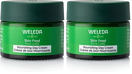 Weleda Skin Food Face Care Nourishing Day Cream,1.3 Fluid Ounce,Plant Rich Moisturizer with Olive Leaf Extract,Squalane and Chamomile,(Pack of 2)