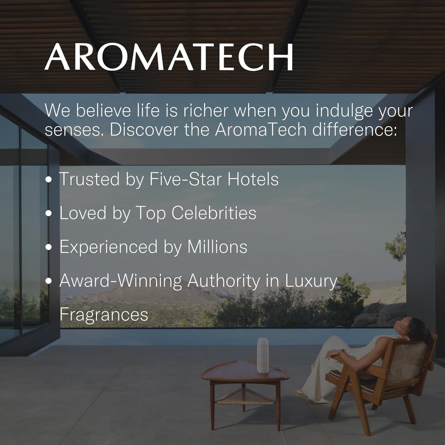 AromaTech Love Affair Aroma Essential Oil Blend: Luxury Hotel Inspired Aromatherapy with Jasmine, Saffron, Cedar & Amber for Ultrasonic Diffusers & Nebulizers - 2 fl oz, 60 mL