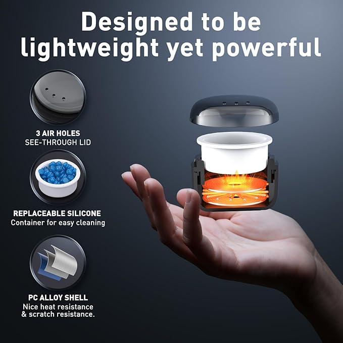 Nose Wax Kit - FSA HSA Eligible, Portable Wax Warme Hair Removal for Women & Men - 100g Beads, 24 Applicators, 12 Nose Hair Sticks 3 Silicone Pots