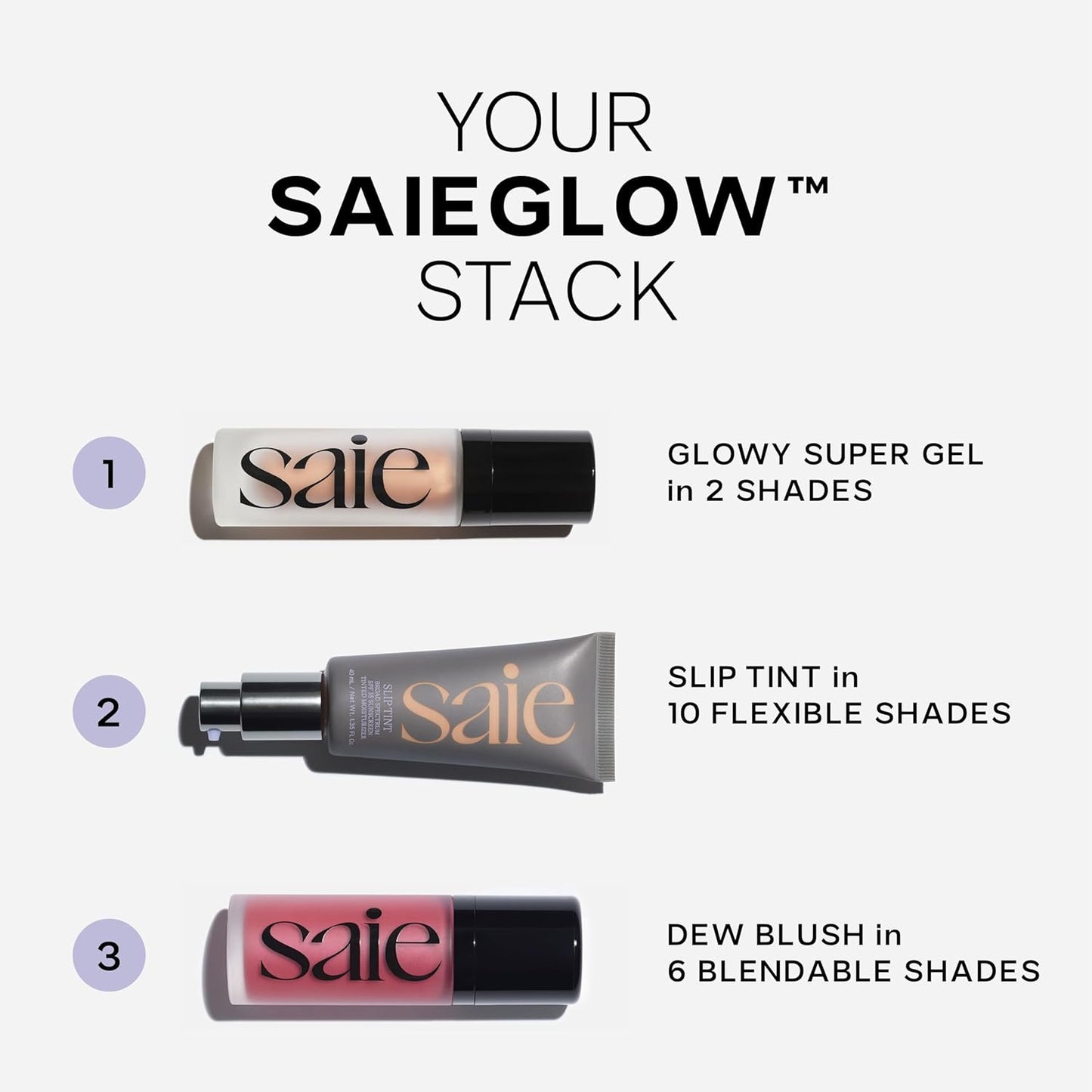 Saie Slip Tint SPF 35 Tinted Moisturizer - Light Coverage Moisturizer + Broad Spectrum Zinc Oxide Sunscreen with Hydrating Hyaluronic Acid - Shade Nine + Half (1.35 oz)