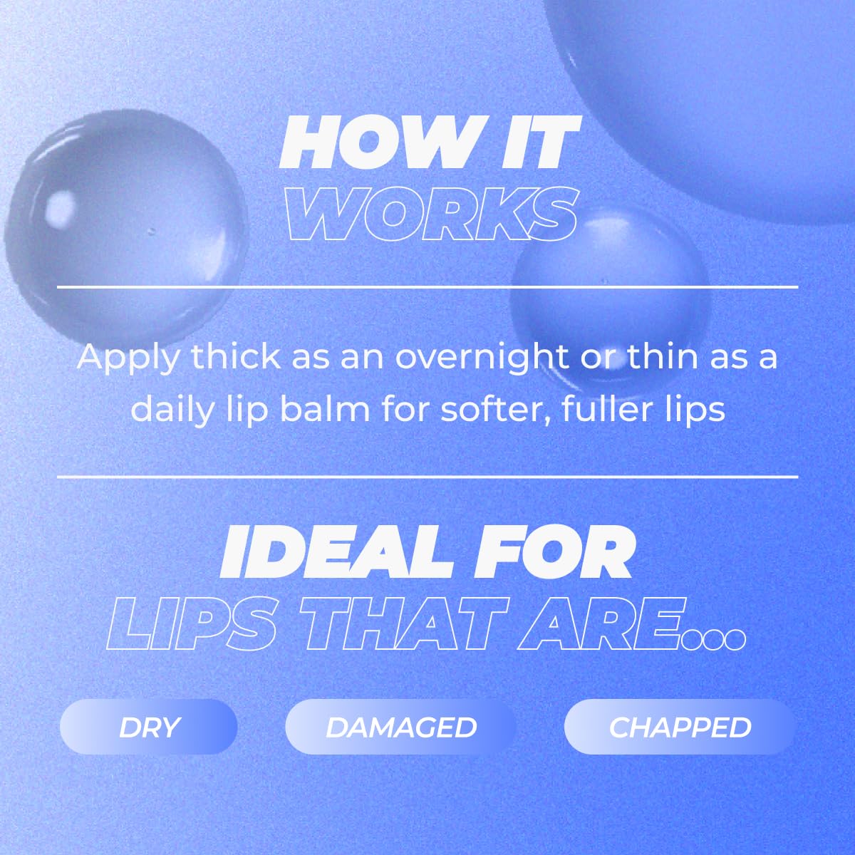 Vitamasques Overnight Lip Mask - Hydrating Coconut Flavor Lip Balm Moisturizer with Vitamins & Natural Oil Hydrates, Nourishes & Plumps Lips Area - Korean Skin Care Lip Care Products (Pack of 3)