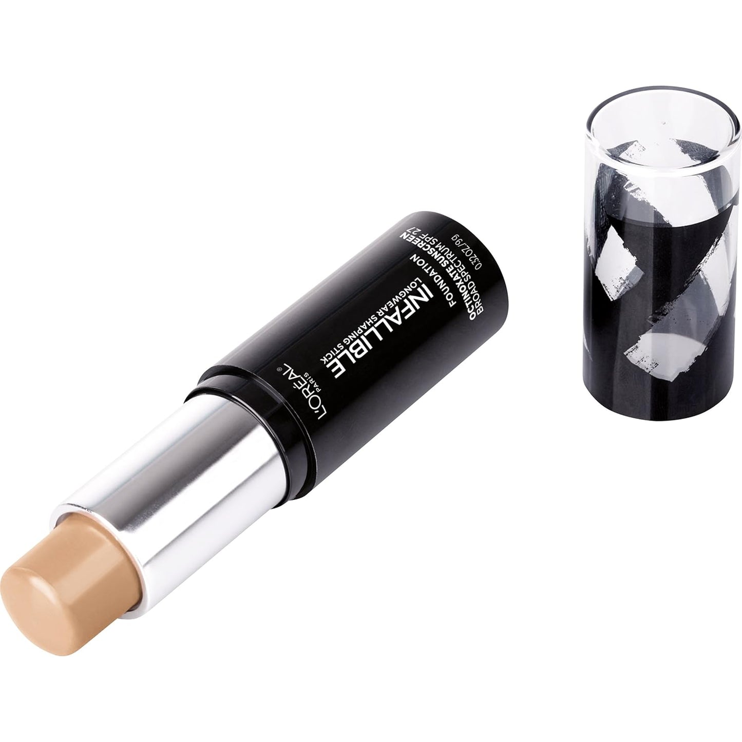L'Oreal Paris Makeup Infallible Longwear Shaping Stick Foundation, 405 Sand, 1 Tube, 0.32 Ounce