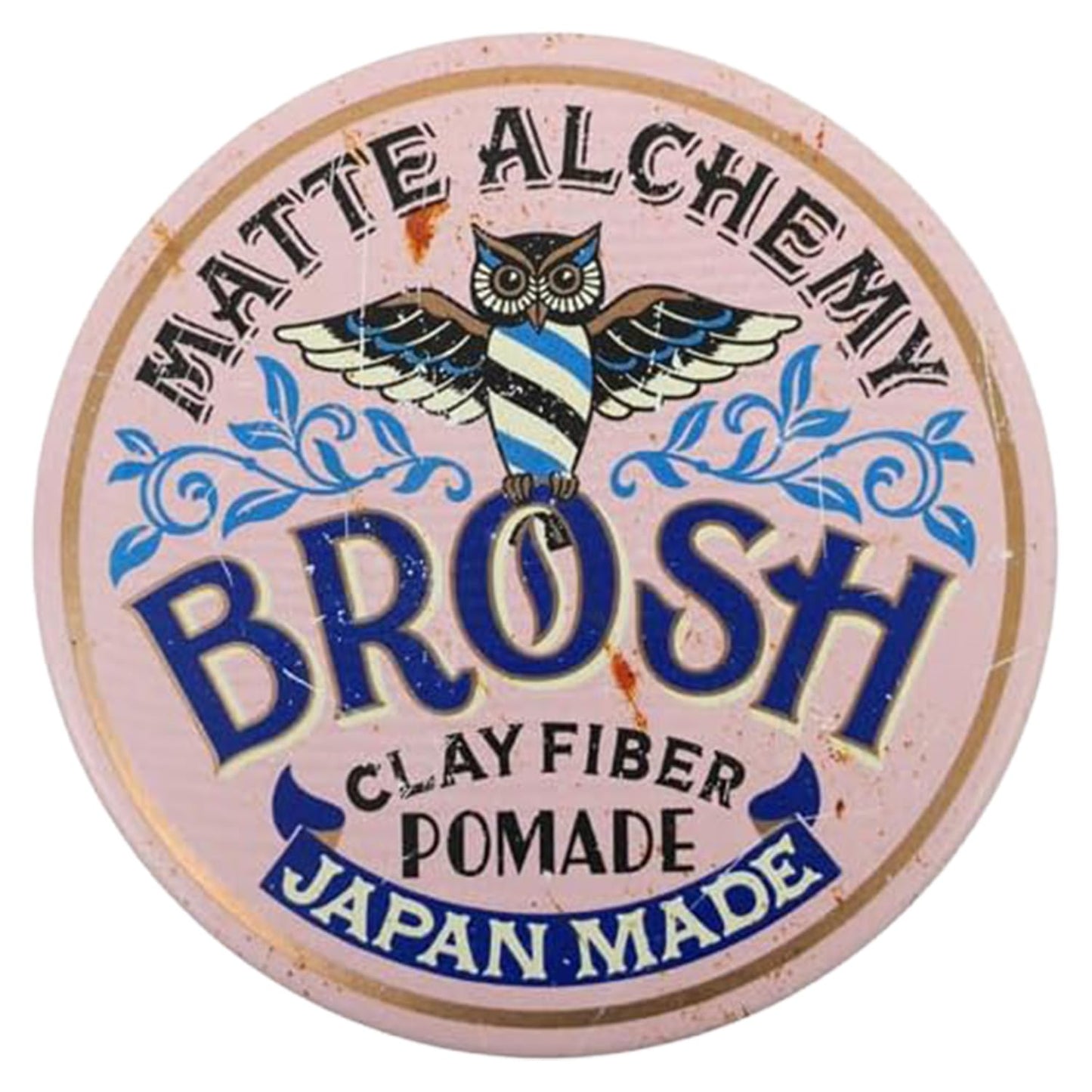 Clay Fiber Pomade with Medium Hold & Matte Finish, Lightweight Water-Based Styling Paste for Men, 4 Oz