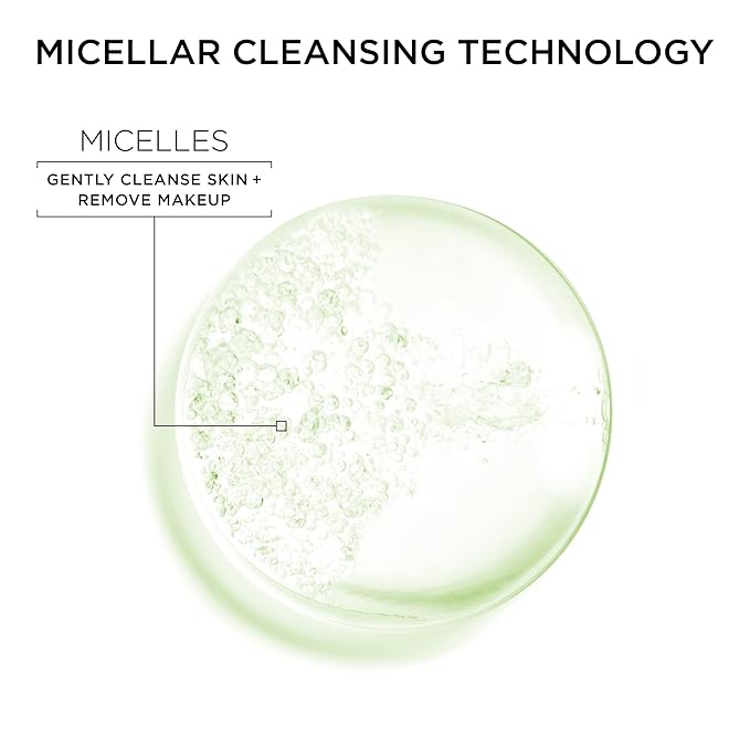 Garnier Micellar Water for Oily Skin, Facial Cleanser & Makeup Remover, Mattifying, For All Skin Types, Vegan, Cruelty Free, 13.5 Fl Oz (400mL), 1 Count