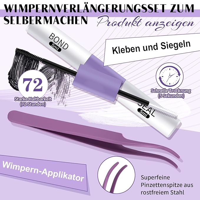Lash Clusters Kit 120 PCS Eyelash Extension Kit 10-16 Mixed DIY Lash Extension Kit C D Curl Eyelash Clusters Kit with Super Hold Lash Bond and Seal Individual Lashes Kit for Beginners (Kit,DV02)