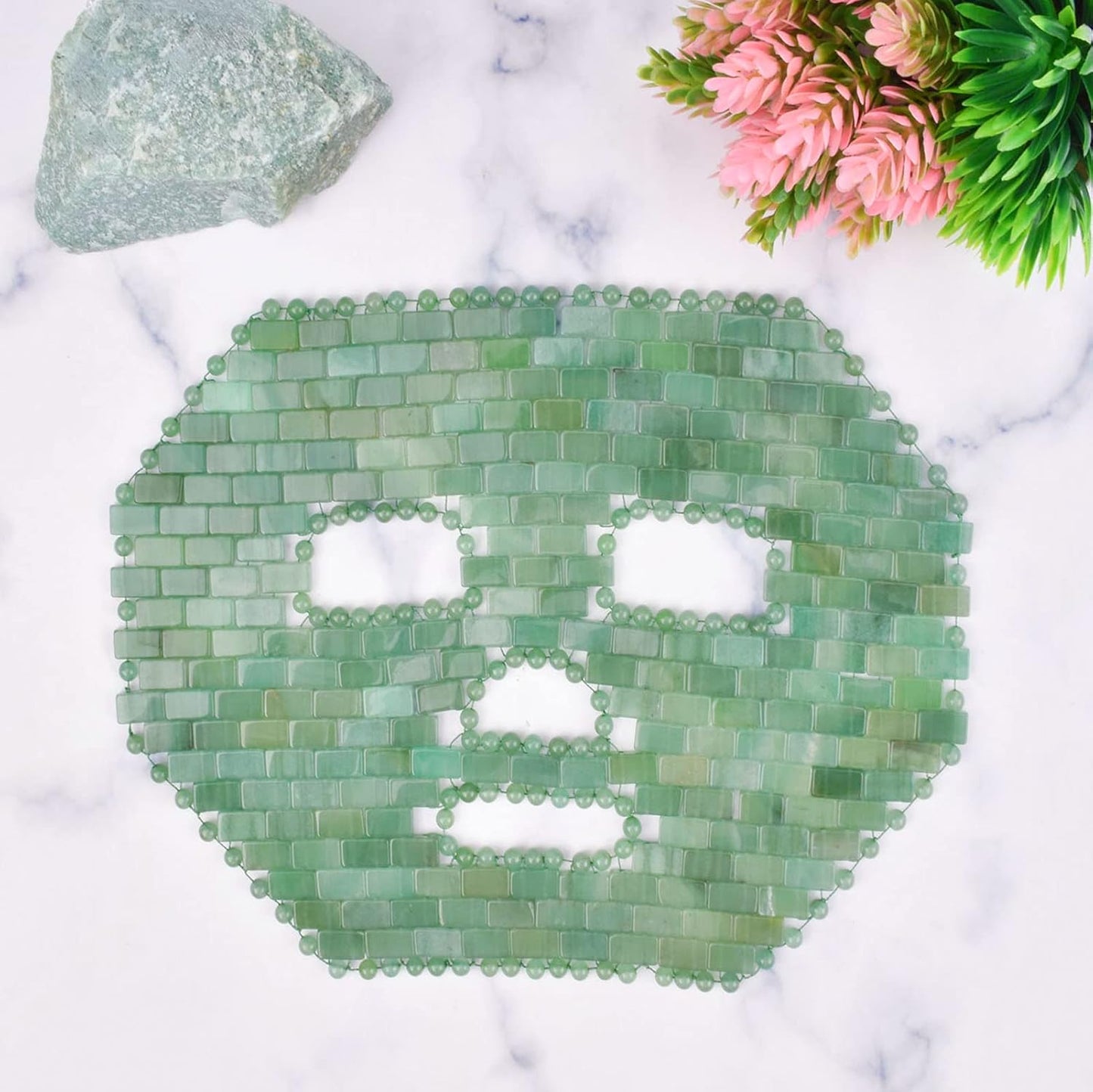 Jade Facial Mask｜100% All Natural Jade Sleep Mask｜Diminish Puffiness｜Soothe Eye Fatigue