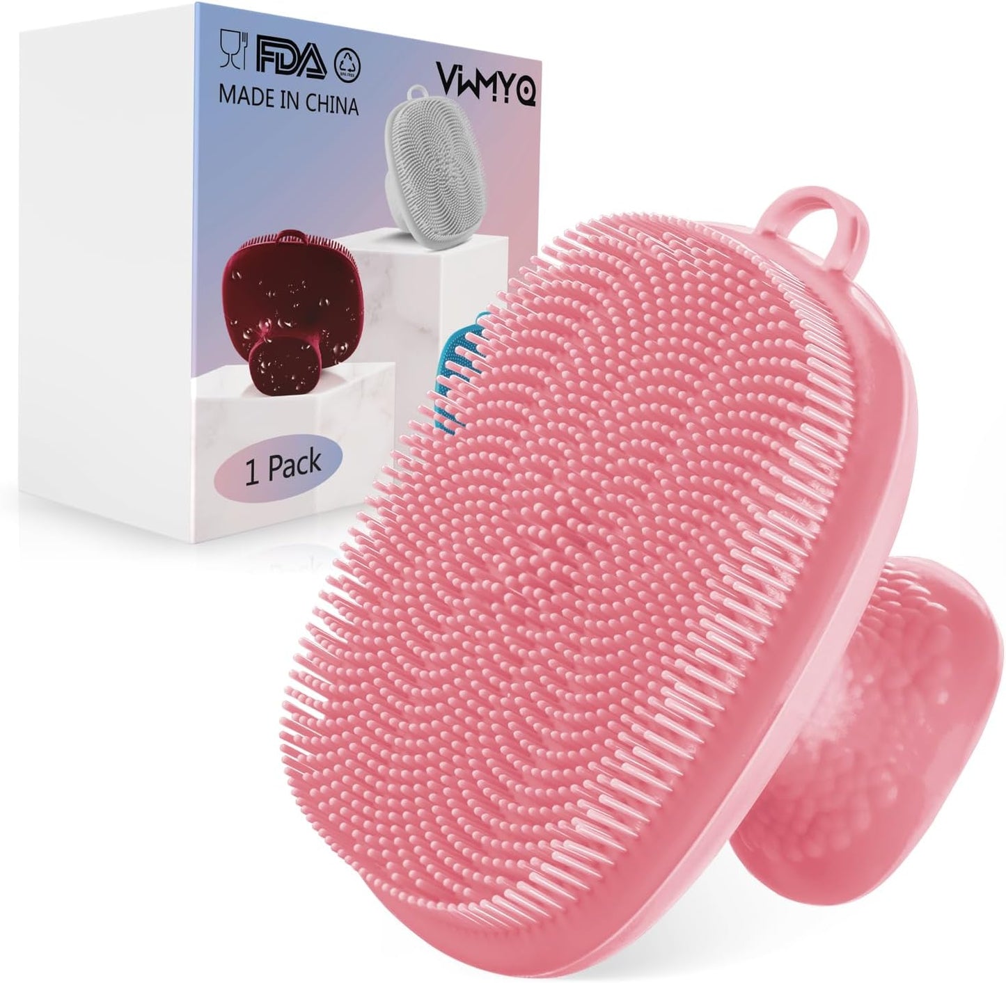 VWMYQ Silicone face Scrubber for Women Facial Cleansing Brush Silicone Face Wash Brush Manual Waterproof Cleansing Skin Care Face Brushes for Cleansing and Exfoliating