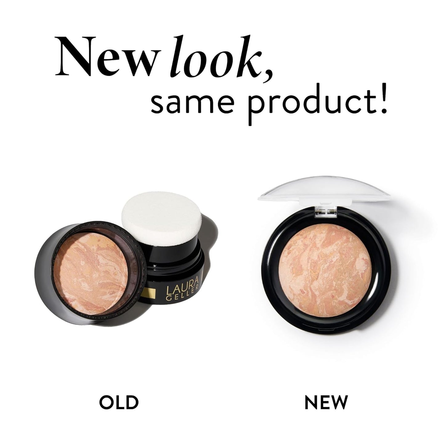 LAURA GELLER NEW YORK Award-Winning Baked Balance-n-Brighten To Go Travel Size Color Correcting Powder Foundation - Golden Medium - Buildable Light to Medium Coverage - Demi-Matte Natural