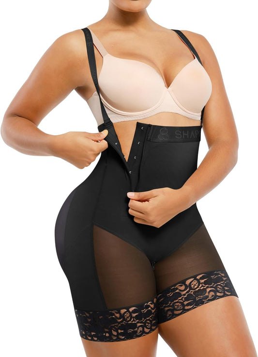 SHAPELLX Shapewear Tummy Control Fajas Colombianas Body Shaper for Women Butt Lift Bodysuit