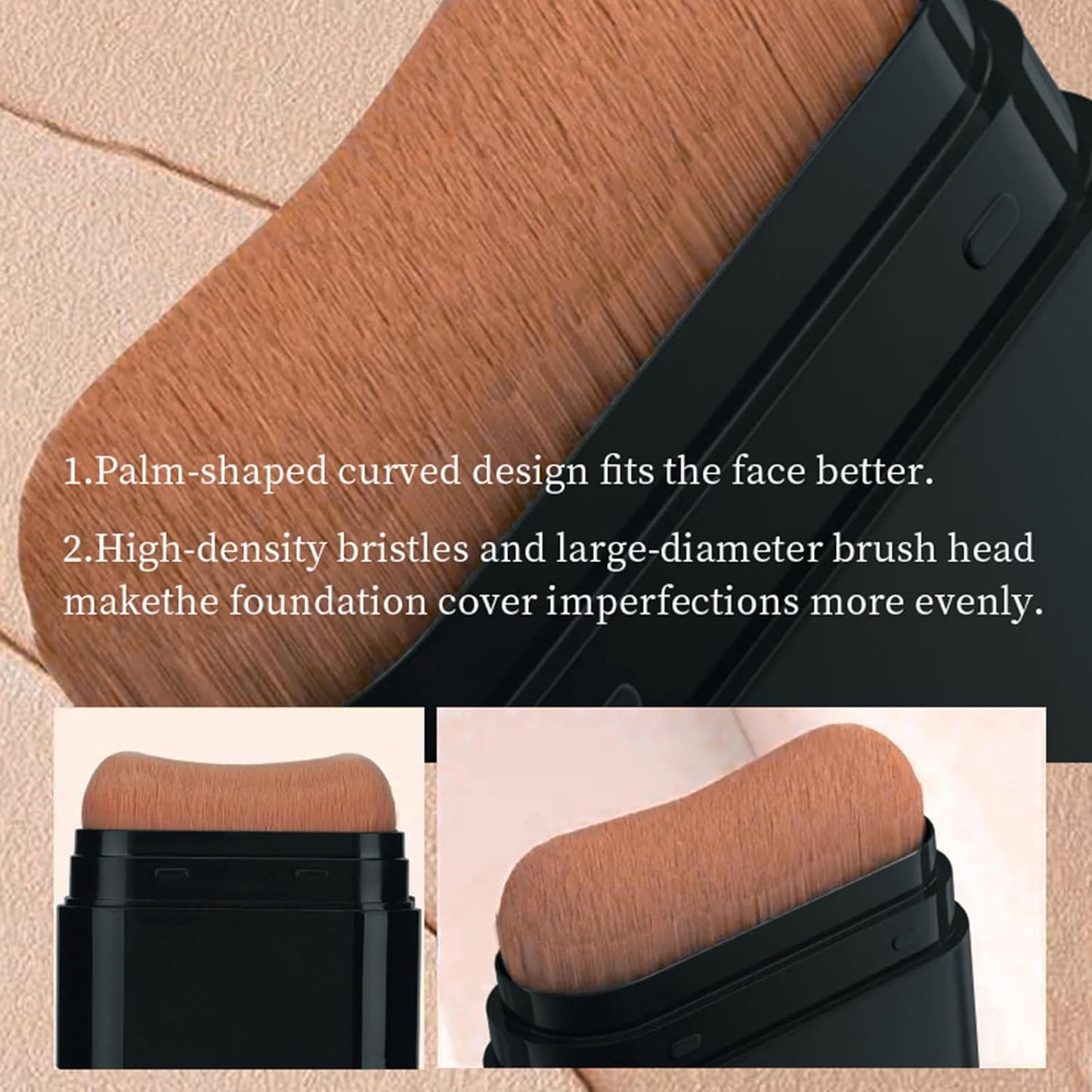 Long-Lasting Concealer Foundation Stick, Creamy Full Coverage, Hydrating Olive & Camellia Formula for Dark Circles & Blemishes, 2.09 oz (05#)