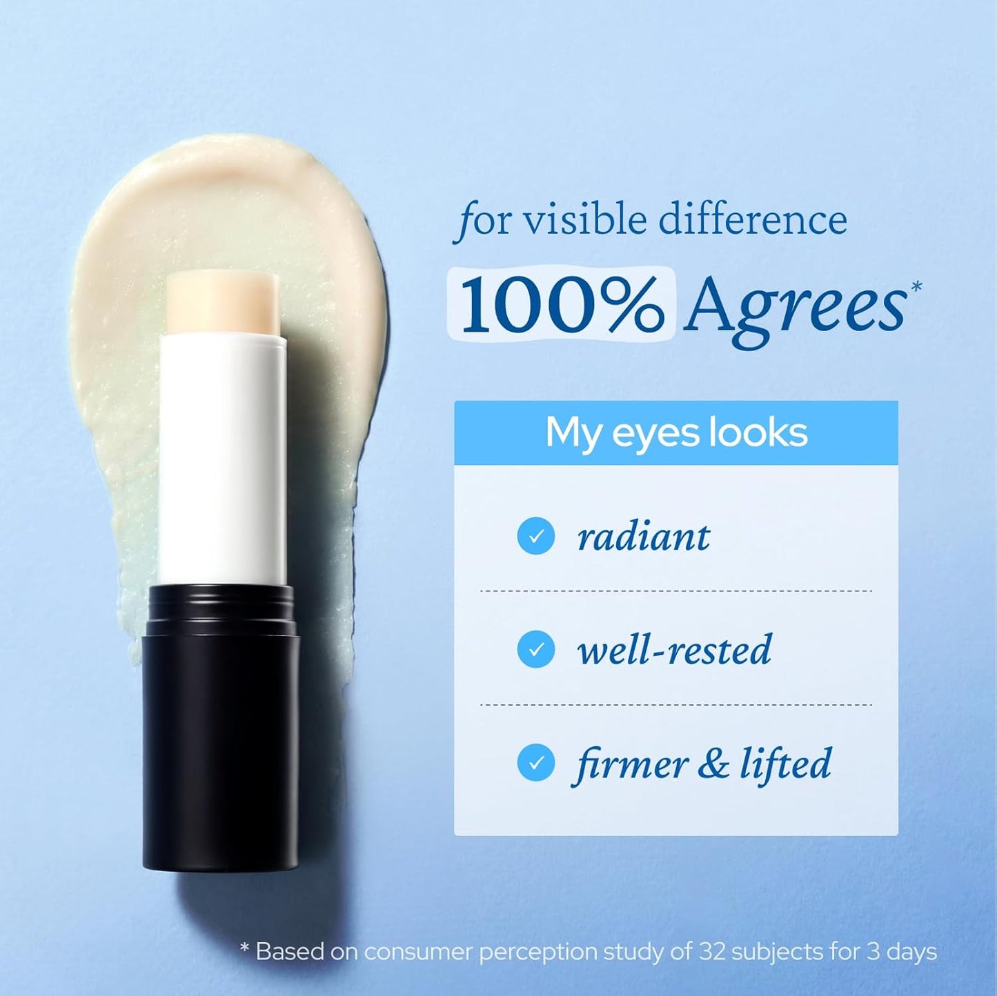belif Moisturizing Eye Bomb Stick Eye Balm Firms and Reduces Fine Lines & Wrinkles | Radiant Eyes | with Shea Butter & Firming Oil Complex for Hydration & Elasticity | K-Beauty