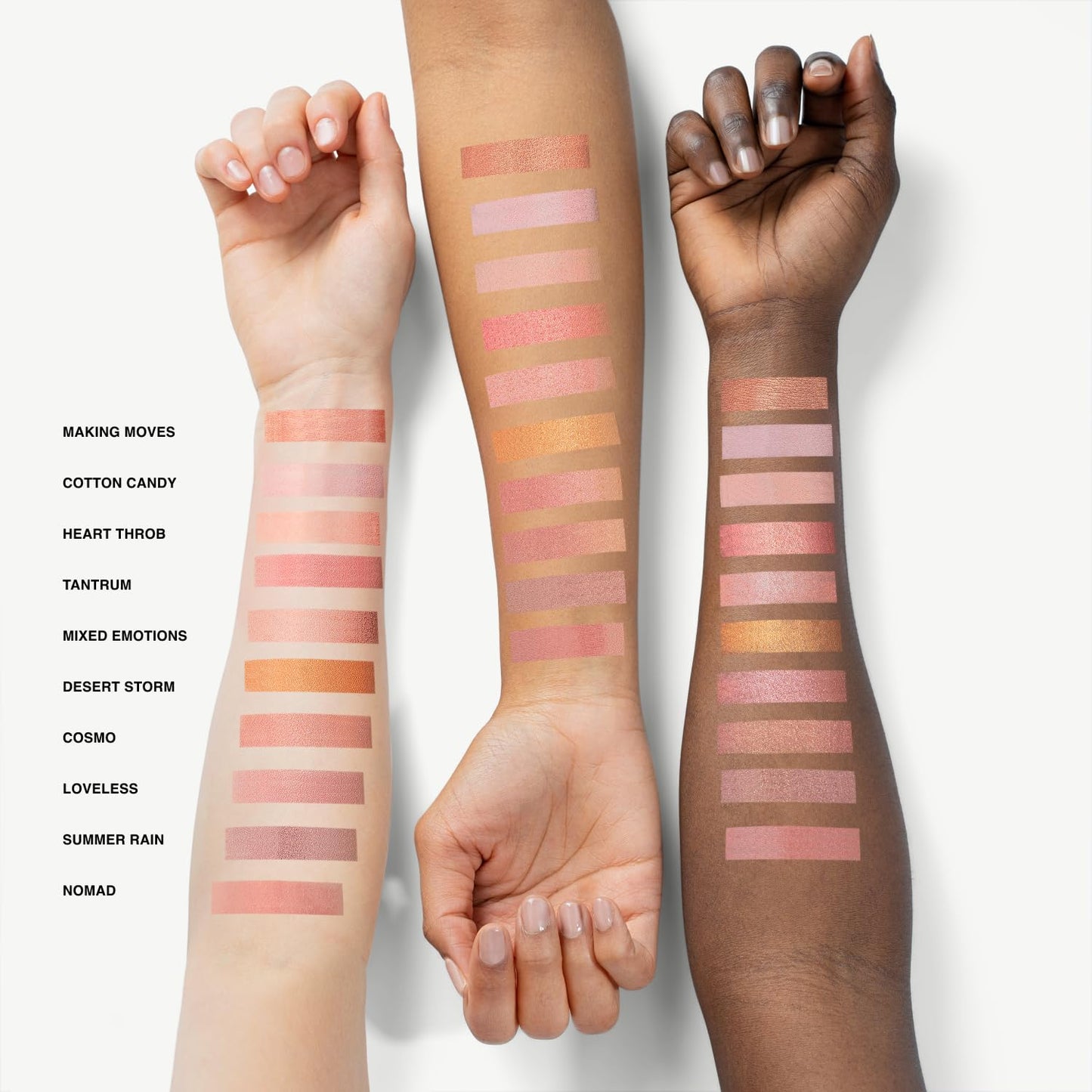 Makeup Powder Blush for cheeks | "Summer Rain" | 4g / 0.141oz | Cruelty-Free, Vegan, Clean Beauty | Buildable & Blendable for Natural, Healthy Glow | Coral, Peach & Golden Hues
