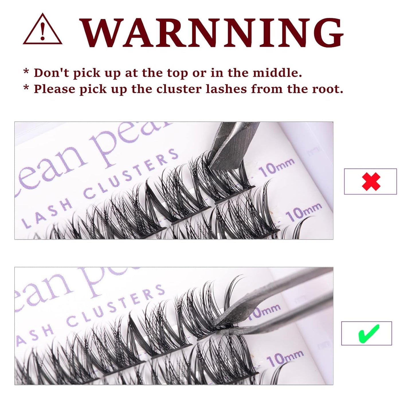 Lash Clusters 144 Pcs Individual Lashes DIY Lash Extensions 10-16mm Length Soft Natural False Eyelashes Thin Band Eyelash Extensions for Makeup at Home - OP01
