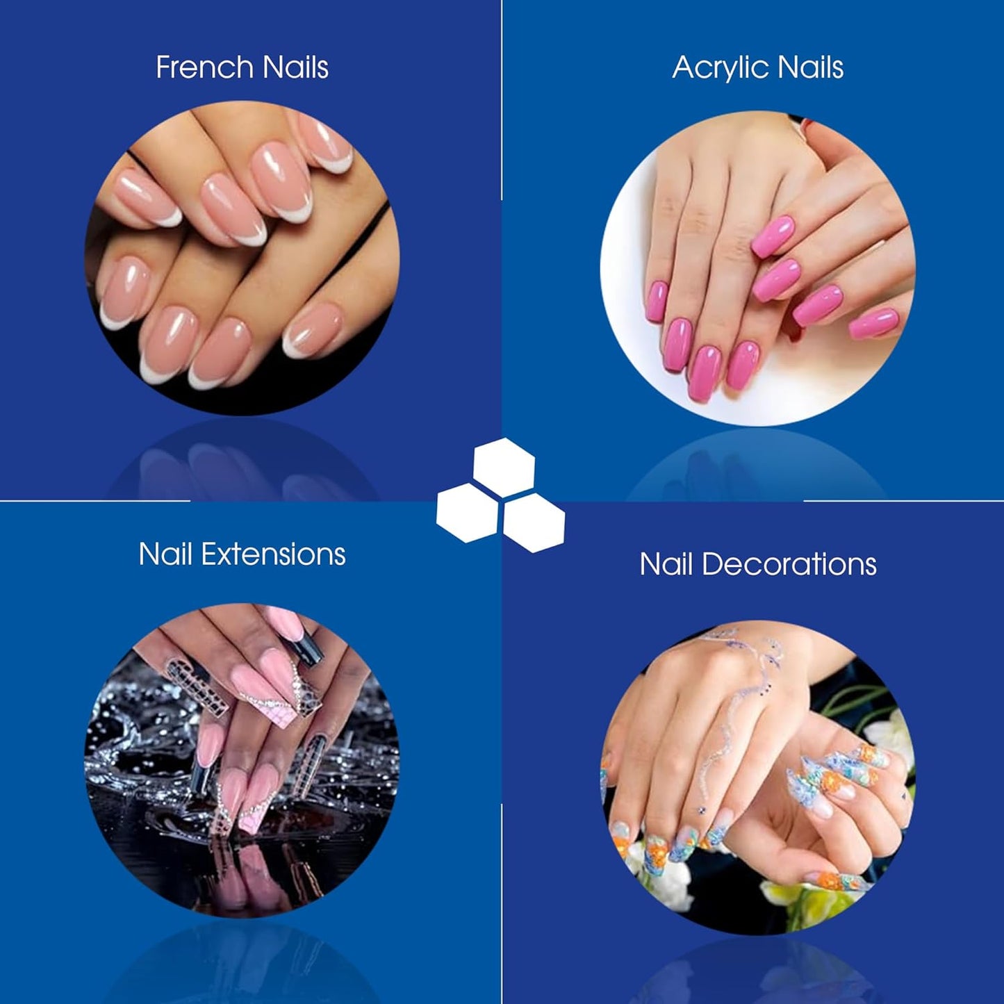 Nomma Plus Professional Liquid Monomer, EMA Nail Liquid for Acrylic Powder, Non-Yellowing Monomer, 16oz Bottle, Professional Salon Quality Manicure and Pedicure Supplies